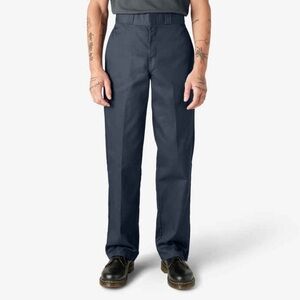 Men’s Dickies Original 874 Original Fit Uniform Work Pants, Navy, 38x32